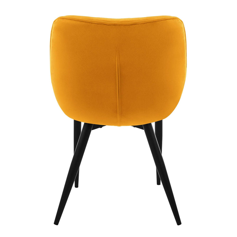 Set van 4 eetkamerstoelen Saga velvet