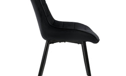 Set van 4 eetkamerstoelen Bea velvet