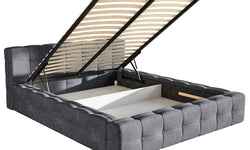 Tilly bedframe chenille met opbergvak 180 x 220 cm