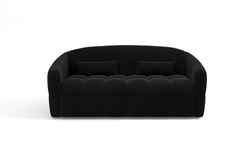 sia-home-3-zitsslaapbank-noravelvetmet dunlopillo matras-zwart-velvet-(100% polyester)-banken-meubels1