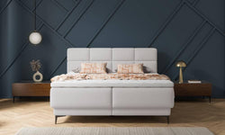 Boxspring Reyuno velvet met opbergruimte 160 x 200 cm