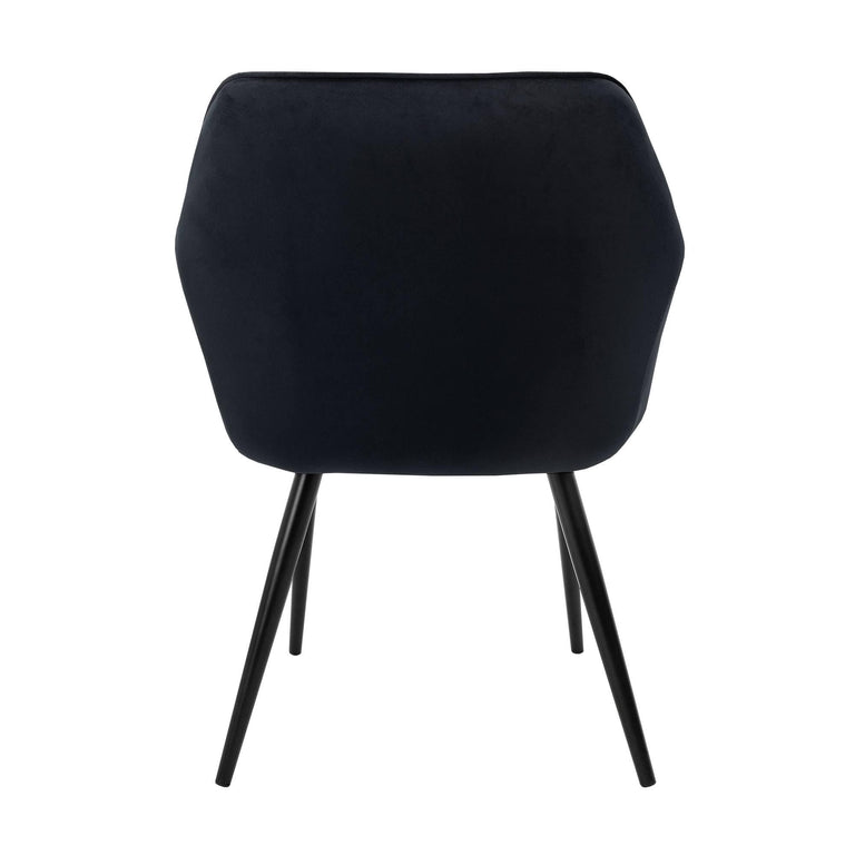 Set van 6 eetkamerstoelen Amino velvet