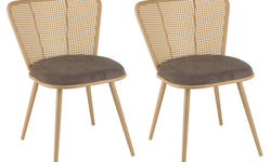 Set van 2 eetkamerstoelen Lea