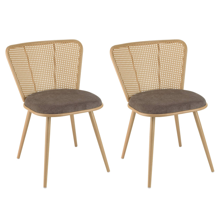 Set van 2 eetkamerstoelen Lea