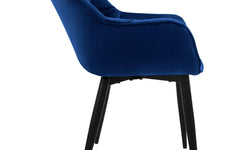 Set van 4 eetkamerstoelen Saga velvet