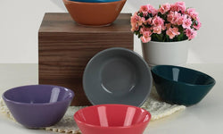 hermia-set van 6 kommen irwin keramiek-multicolour--keramiek-servies-koken & tafelen_7986609