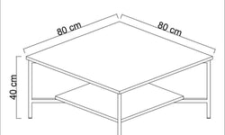 Salontafel Doubledecker