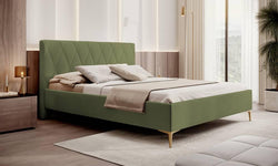 Bedframe Ticaro velvet 140 x 200 cm