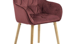 naduvi-collection-eetkamerstoel-harvey velvet-rood-velvet-stoelen-& fauteuils-meubels1