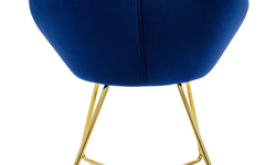 Set van 2 eetkamerstoelen Clair velvet