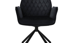 Set van 4 eetkamerstoelen Hale velvet