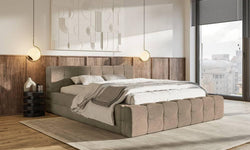 Tilly bedframe velvet met opbergvak 200 x 220 cm