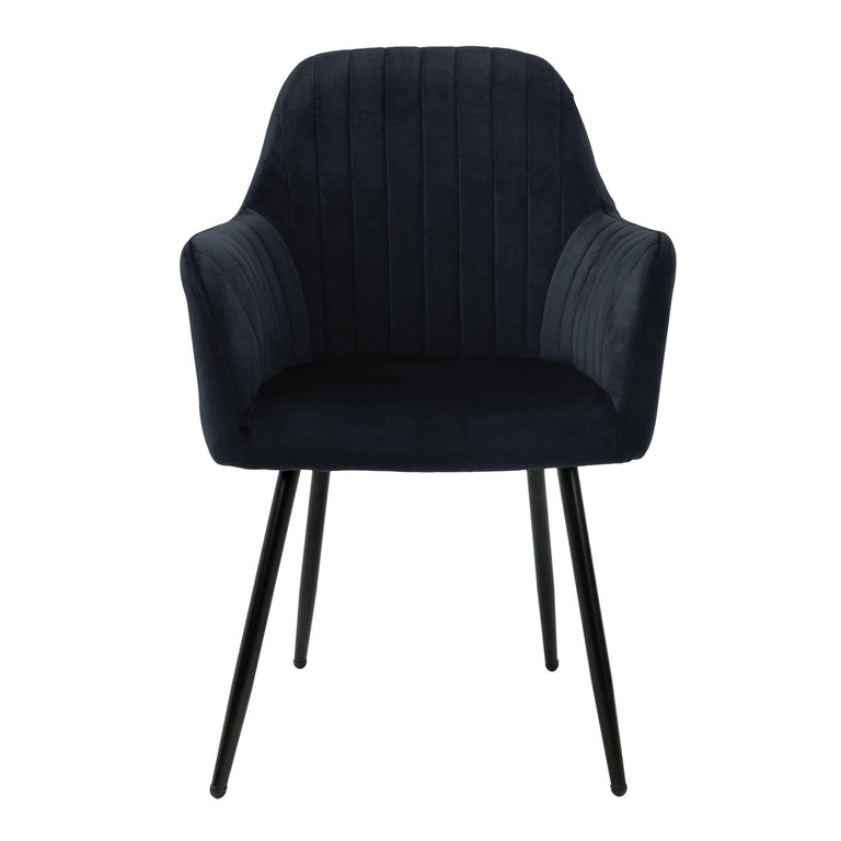 Set van 2 eetkamerstoelen Layla velvet