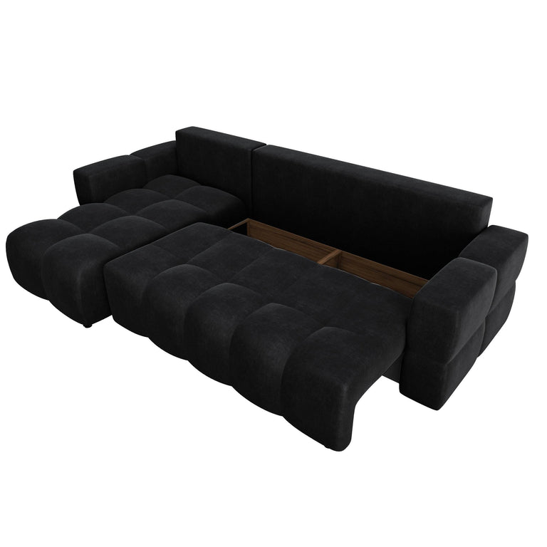 sia-home-hoekslaapbank-gabriellinksvelvet met opbergbox-zwart-velvet-(100% polyester)-banken-meubels5