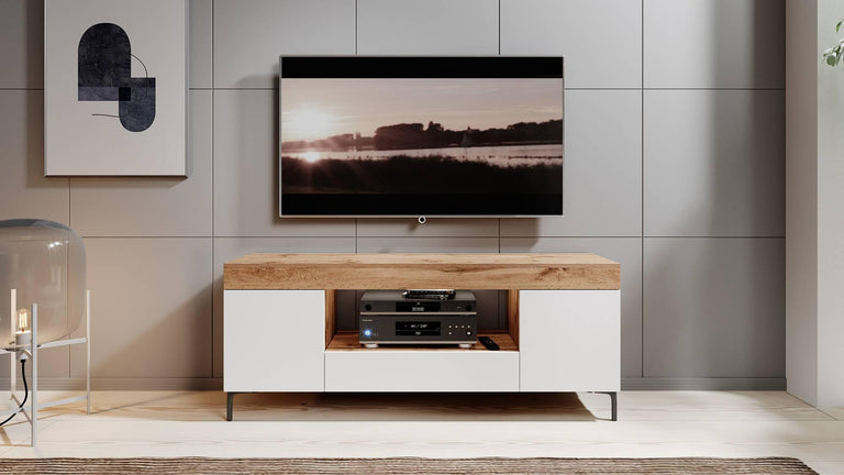 naduvi-collection-tv-meubel-lagen met verlichting-wit,-naturel-eikenfineer-kasten-meubels7