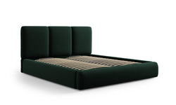 Bedframe Horizon met hoofdbord en opbergruimte velvet 200 x 200 cm