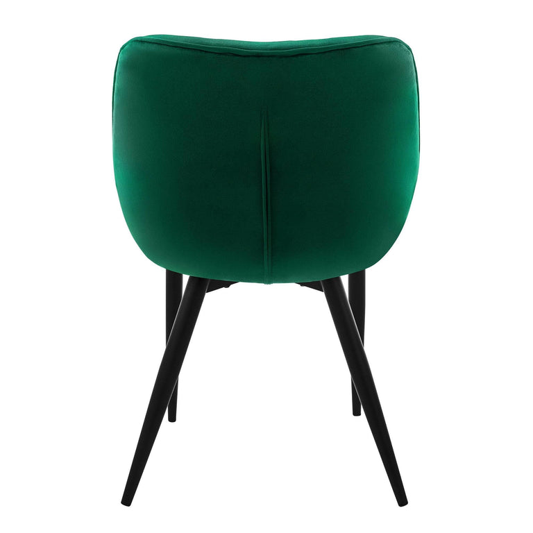 Set van 2 eetkamerstoelen Saga velvet