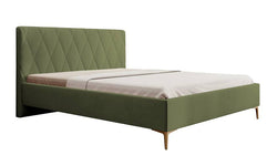 Bedframe Ticaro velvet 140 x 200 cm