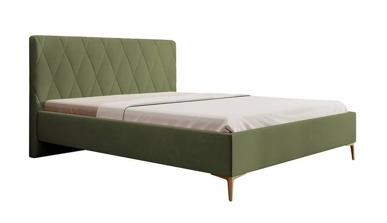 Bedframe Ticaro velvet 140 x 200 cm