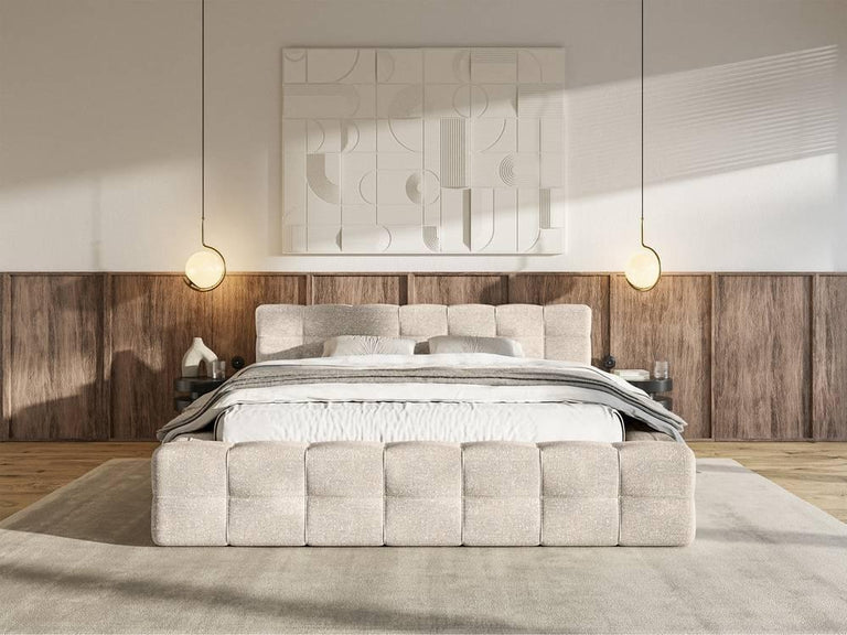 Tilly bedframe chenille met opbergvak 200 x 220 cm