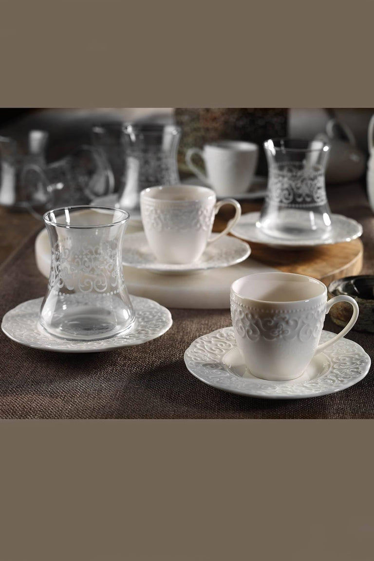 hermia-18-delige koffie & theeset karin-wit--porselein-servies-koken & tafelen1