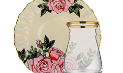 hermia-12-delige theeset flora-multicolour--glas-servies-koken & tafelen1