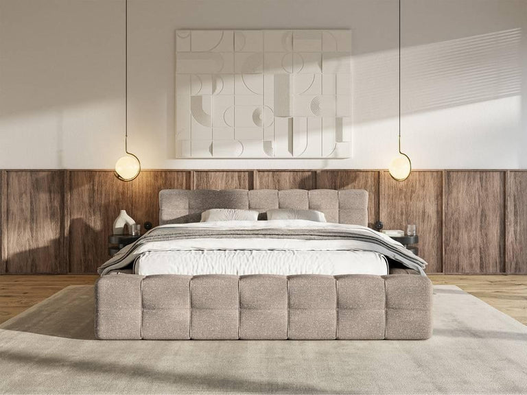 Tilly bedframe chenille met opbergvak 200 x 220 cm