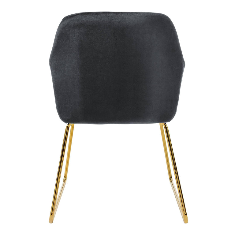 Set van 8 eetkamerstoelen Mili velvet