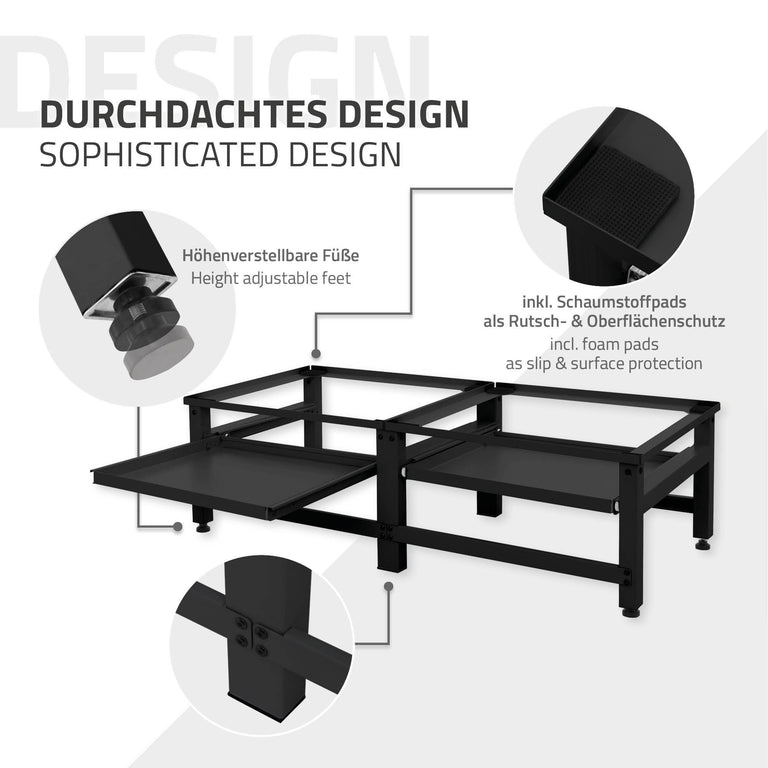 ml-design-set-van2wasmachineonderstellen cato uittrekbaar-zwart-staal-sanitair-bed- bad4