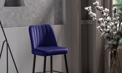 kalune design-set van 2 barstoelen katie-koningsblauw--polyester-stoelen & fauteuils-meubels2