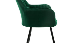 Set van 8 eetkamerstoelen Mari velvet