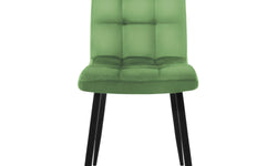 Set van 8 eetkamerstoelen Quinn velvet