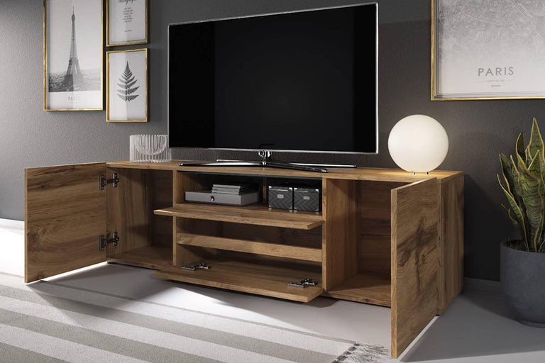 naduvi-collection-tv-meubel-bros met verlichting-naturel-eikenfineer-kasten-meubels8