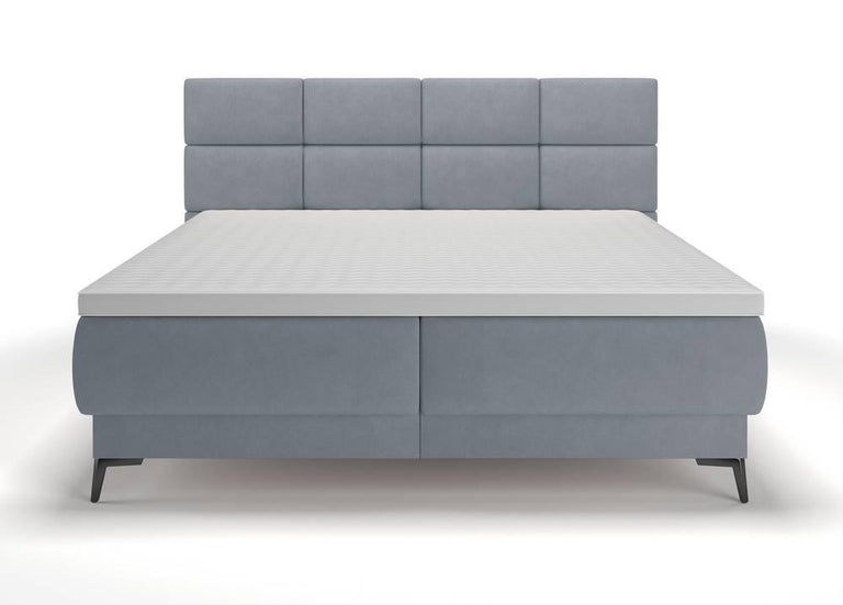 Boxspring Reyuno velvet met opbergruimte 180 x 200 cm