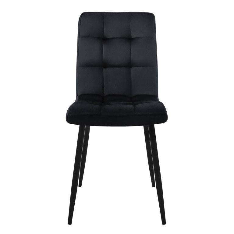 Set van 4 eetkamerstoelen Miki velvet