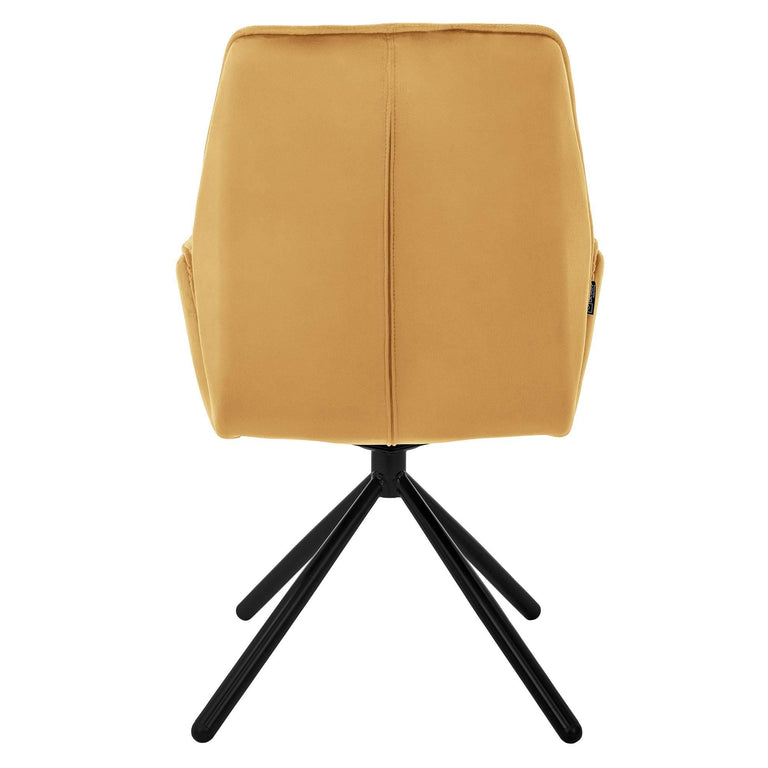 Set van 2 eetkamerstoelen Hale velvet