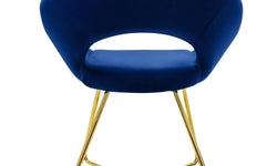 Set van 2 eetkamerstoelen Erna velvet