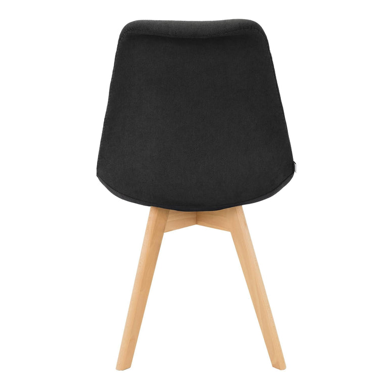 Set van 8 eetkamerstoelen Alison linnen