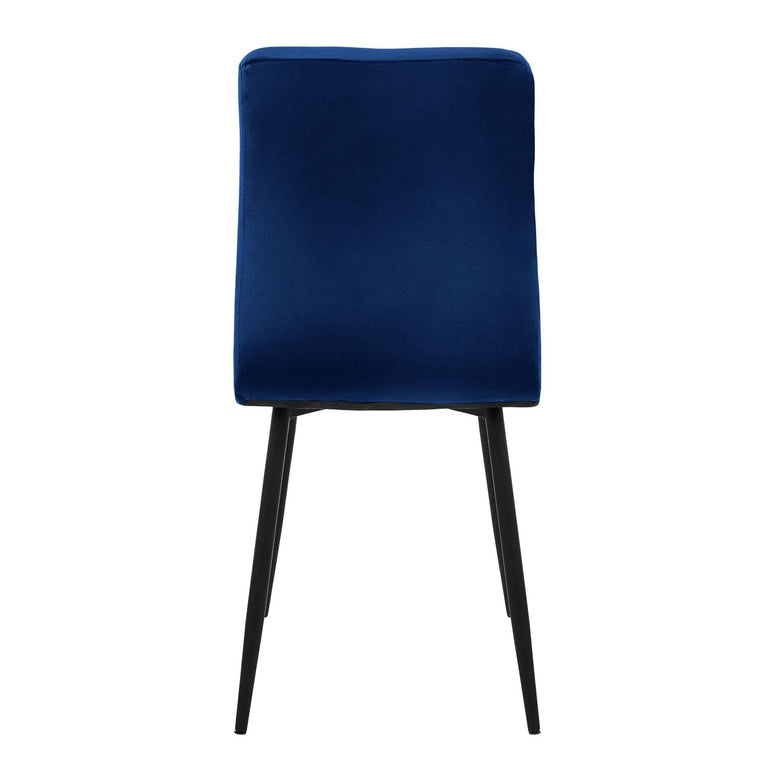 Set van 4 eetkamerstoelen Quinn velvet