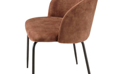 Set van 2 eetkamerstoelen Augustin velvet