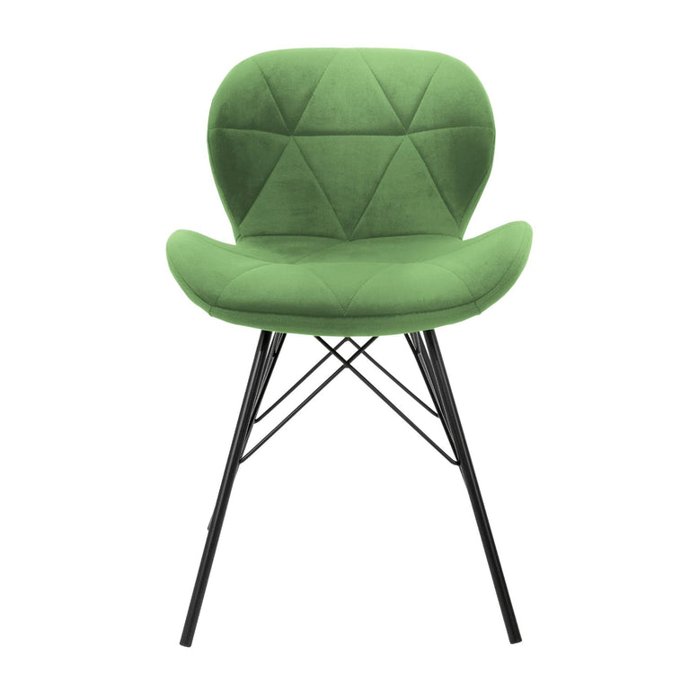 Set van 6 eetkamerstoelen Dane velvet