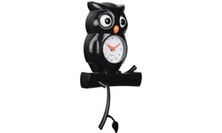 Wandklok Owl met pendulum