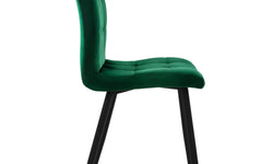 Set van 4 eetkamerstoelen Quinn velvet