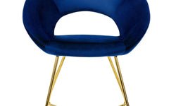 Set van 2 eetkamerstoelen Erna velvet