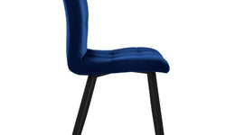 Set van 8 eetkamerstoelen Quinn velvet