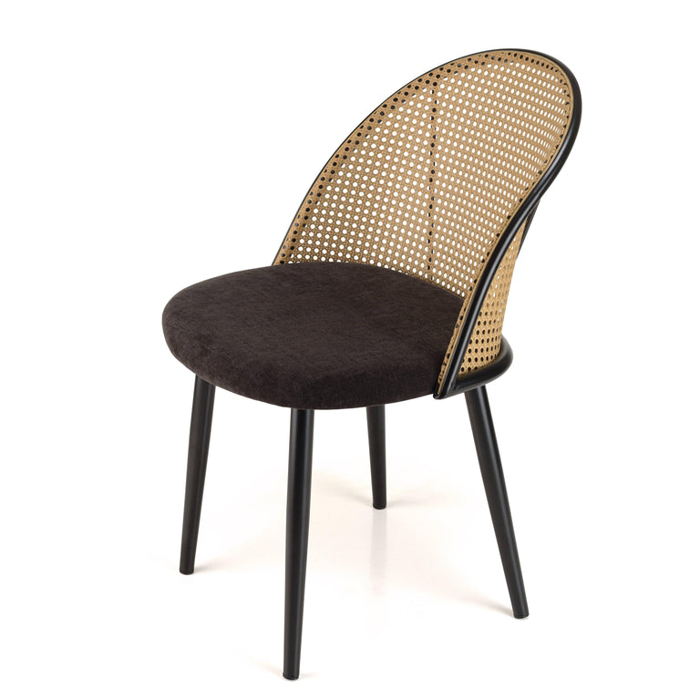 Set van 2 eetkamerstoelen Lea hele rugleuning