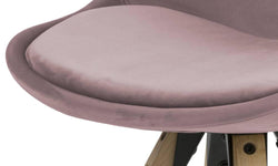 naduvi-collection-eetkamerstoel-stacey velvet-roze-polyester-stoelen-& fauteuils-meubels7