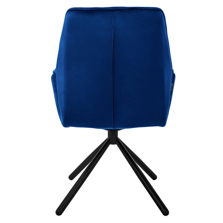 Set van 4 eetkamerstoelen Hale velvet