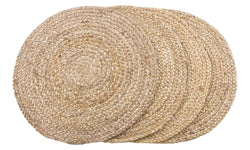 Set van 4 placemats Bombay jute