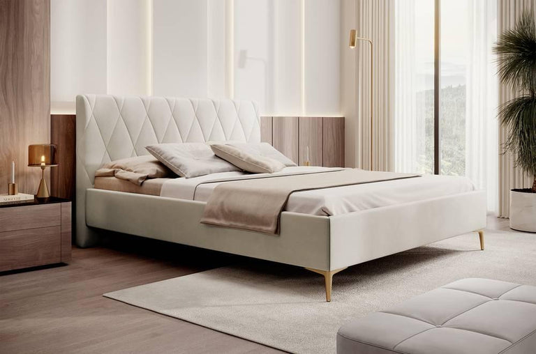 Bedframe Ticaro velvet 160 x 200 cm